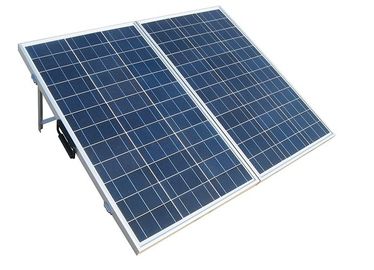 پانل های خورشیدی تاشو 180 وات پانل های خورشیدی قابل حمل Caravan رنگ آبی سلولی