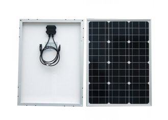 50 وات مونو پانل های خورشیدی شارژ آلومینیومی برای نور کمپینگ خورشیدی
