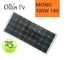 50W 100W 150W 12V Solar Panel / Monocrystalline Solar Panel Heater هتل