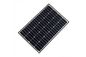 40 وات مونو سیاه پانل PV خورشیدی Transmittance بالا پوشش ضخیم شیشه ای