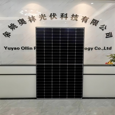 Black Frame Mono Perc 9bb 430W 440W 450W PV Photovoltaic Solar Panel for Solar Home System