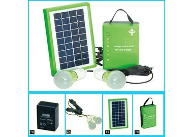 شارژر پنل خورشیدی قابل حمل معمولی با ماژول پنل خورشیدی 5 وات و یک باتری 2 لامپ
