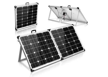 پانل های قابل حمل سیاه و سفید پانل های خورشیدی سنگین قاب آلومینیوم و پایه