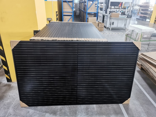 خرید پنل خورشیدی تمام مشکی مونو ضد آب IP65 450w 455w 460w online manufacture