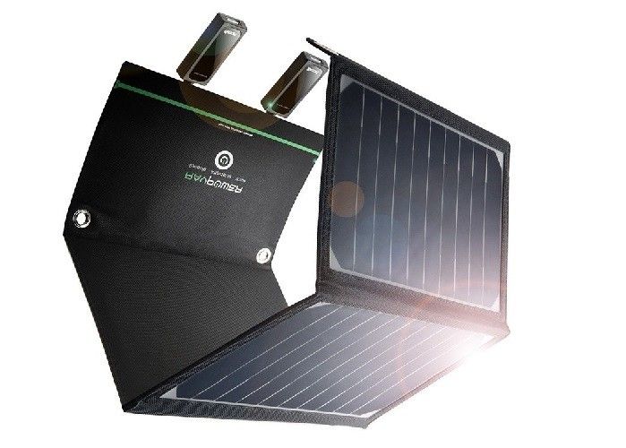 شارژر یونیورسال پنل خورشیدی نارنجی، شارژر باتری قابل شارژ خورشیدی ضد آب