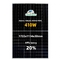 پانل خورشیدی فتوولتائیک فتوولتائیک PV تمام مشکی مونو پرک 9bb برای سیستم خورشیدی خانگی