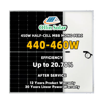 9bb صفحه اصلی سیستم خورشیدی Mono Perc Panels PV فتوولتائیک انرژی خورشیدی پنل